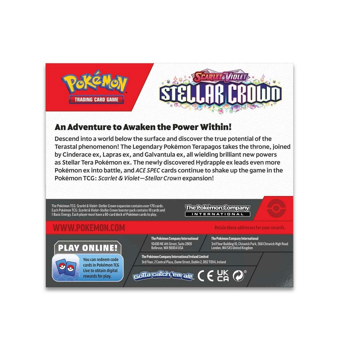Pokémon TCG Scarlet & Violet – Stellar Crown Booster Display Box