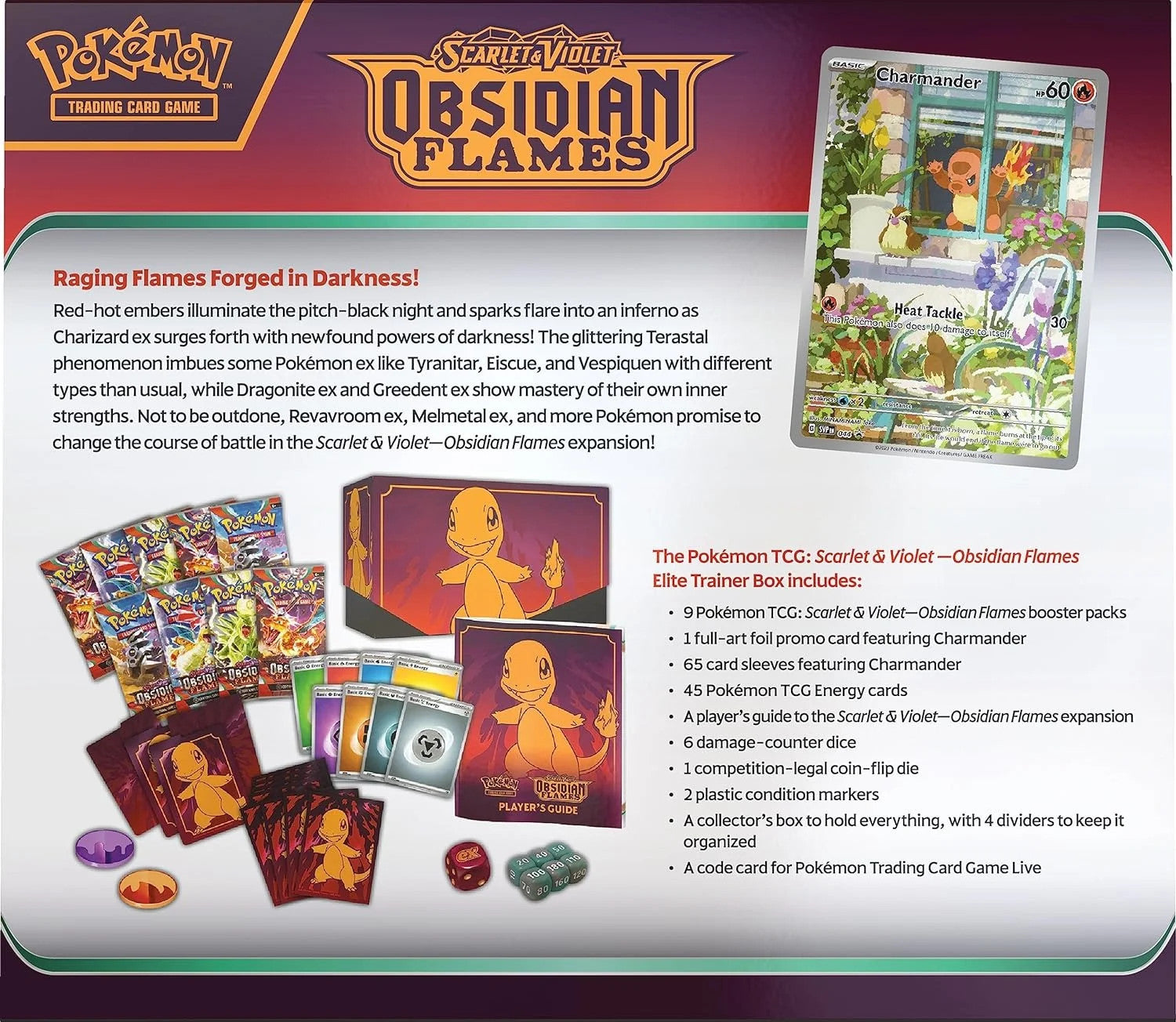 Pokémon TCG Scarlet & Violet 3 – Obsidian Flames Elite Trainer Box