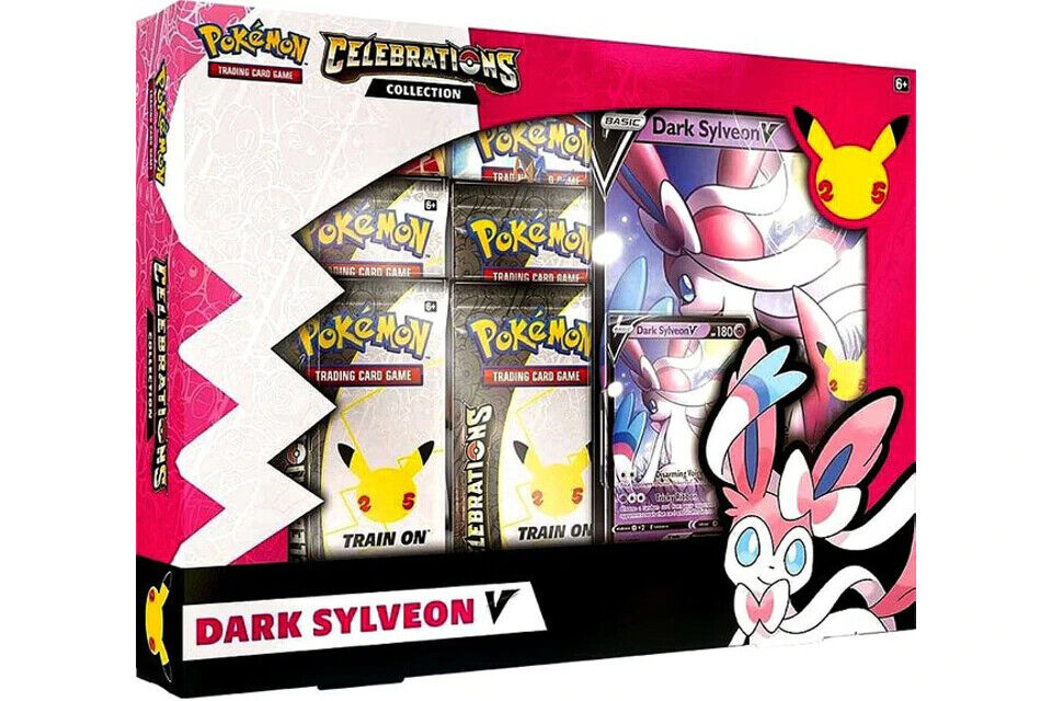 Pokemon TCG Celebrations Dark Sylveon V Collection Box