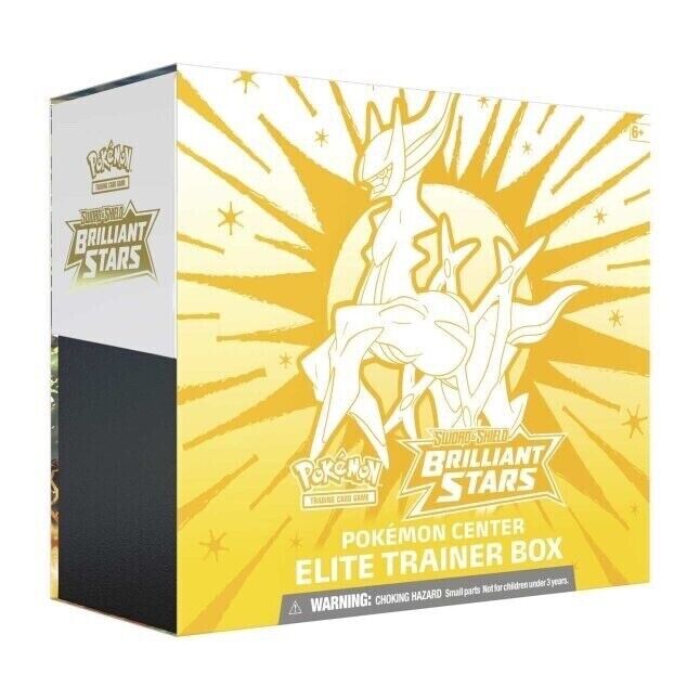 Pokemon TCG Sword & Shield Brilliant Stars Pokémon Center Elite Trainer Box