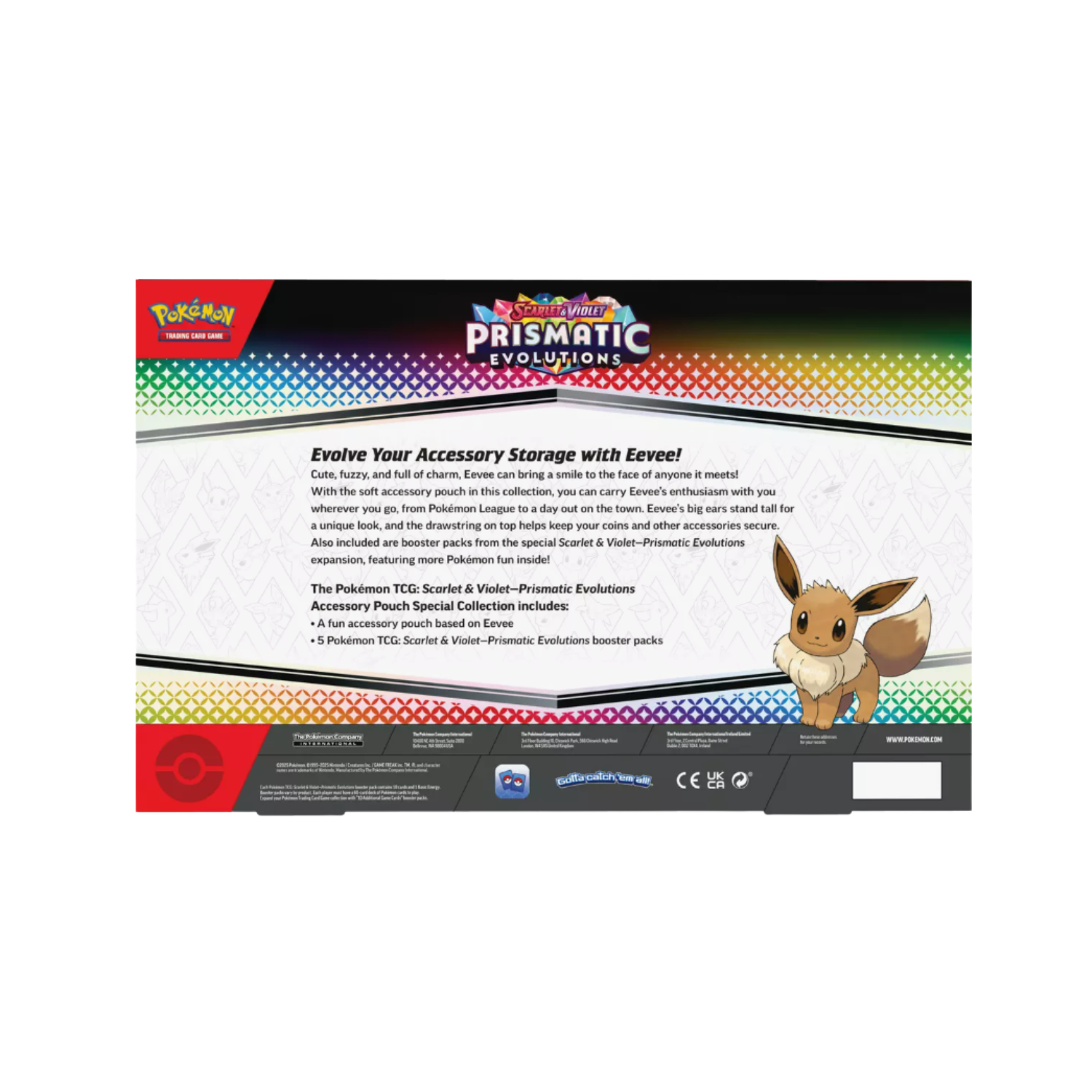 Prismatic Evolutions Accessory Pouch Special Collection