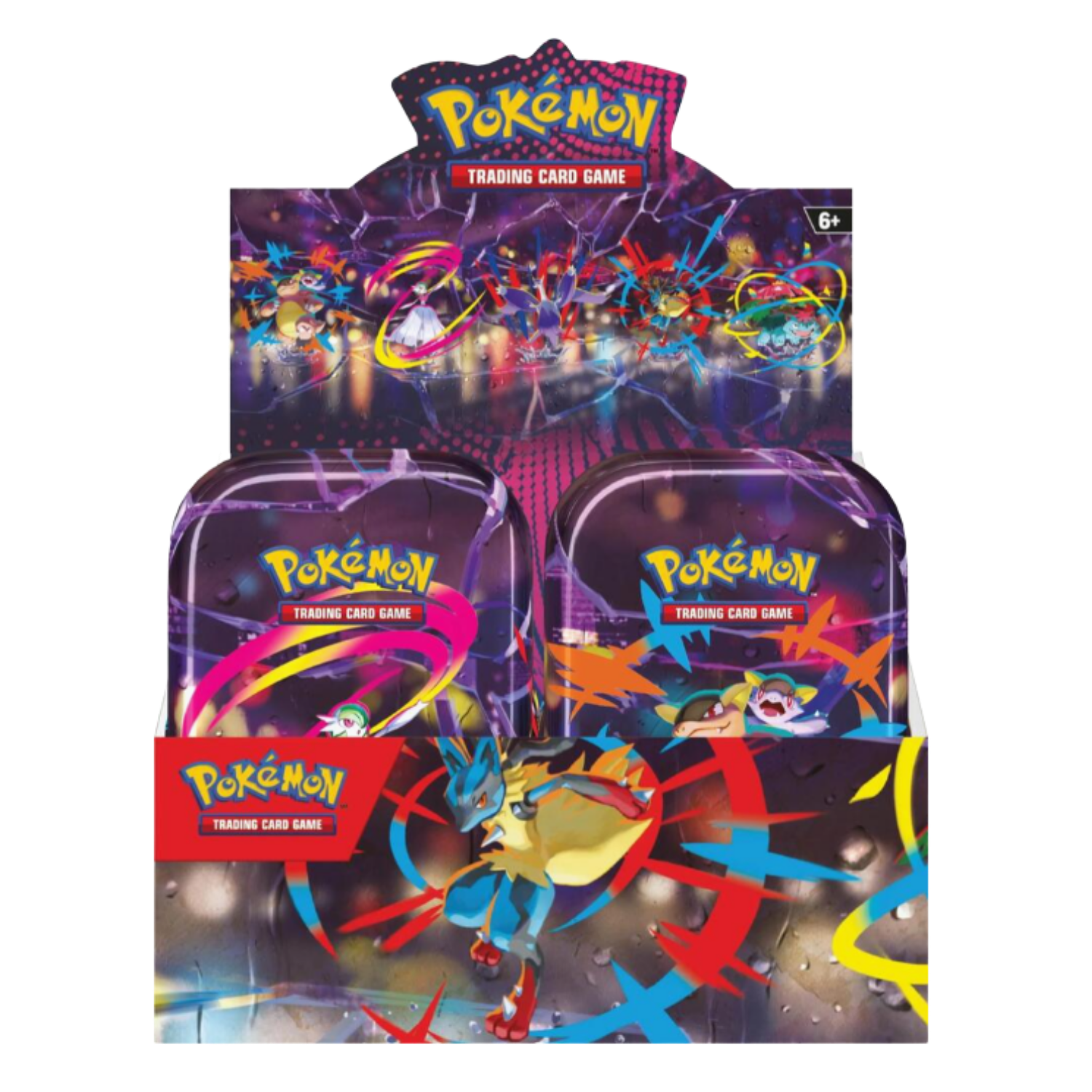 Mega Heroes Mini Tin Display