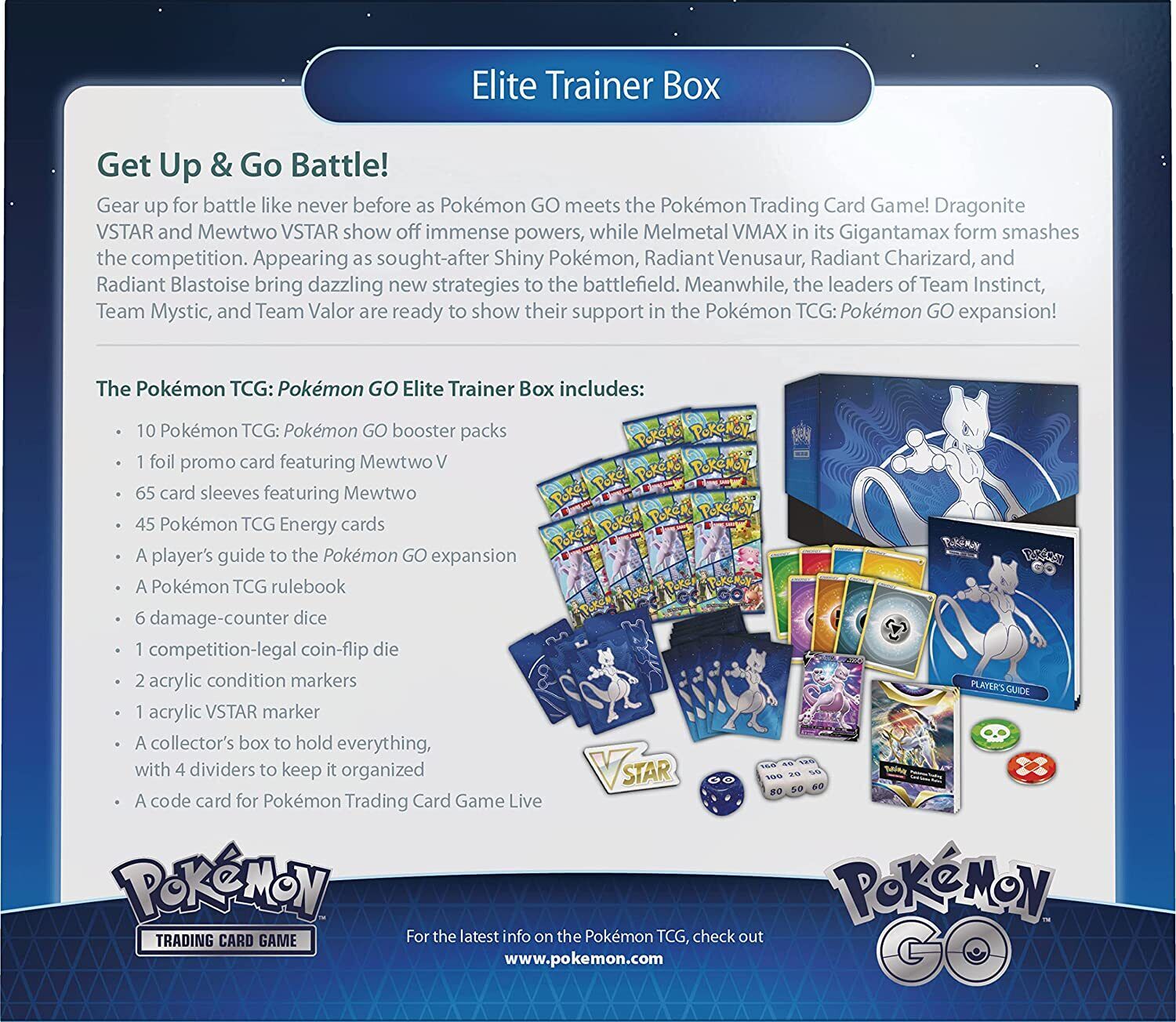 Pokémon TCG Sword & Shield – Pokémon GO Elite Trainer Box