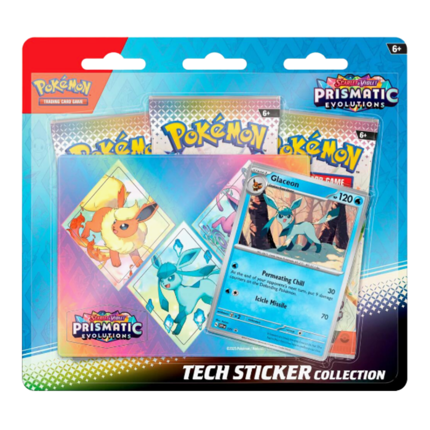 Prismatic Evolutions Tech Sticker Collection [Glaceon]