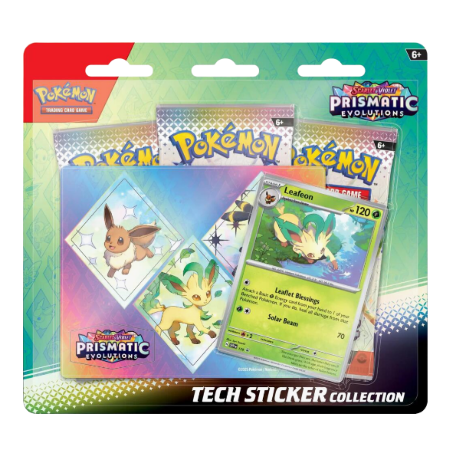 Prismatic Evolutions Tech Sticker Collection [Leafeon]