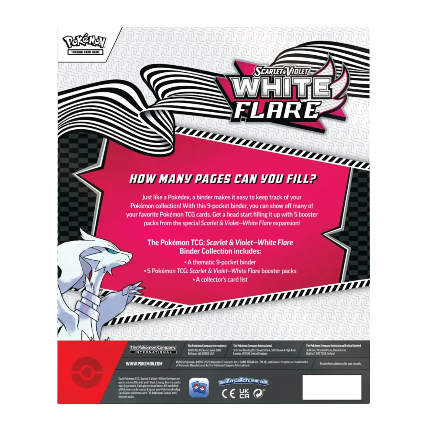 White Flare Binder Collection
